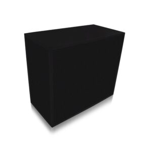 black acrylic bar rental