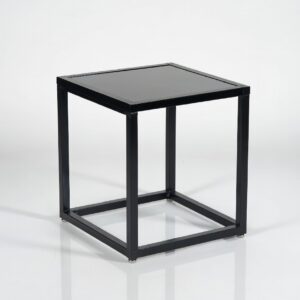 Black Club End Table